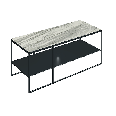 Журнальный столик со столешницей из керамогранита Italon Home SQUARE 100