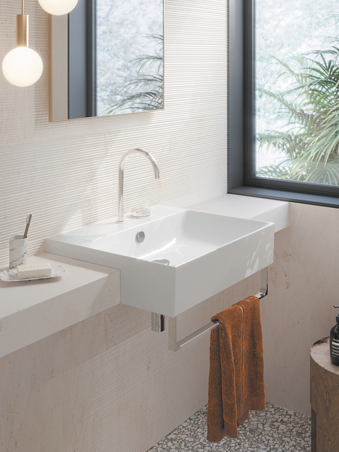 Раковина Catalano Zero 55х47, арт.0126550001, встраиваемая сверху, белый глянцевый