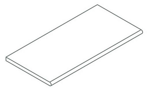Бортик FOSSIL PURE BOR.30X120 ROUND DX / ФОССИЛ ПЬЮР БОР.30X120 ЗАКРУГЛЁННЫЙ ПР