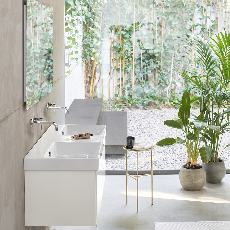 Раковина Catalano Zero 125x50, арт.0121270001, на 2 чаши, без отв. под смеситель, белый глянцевый