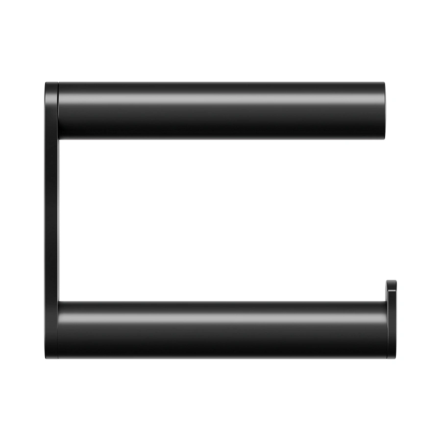 Держатель туалетной бумаги Keuco Plan с открытой формой скобы 14962370000 черный матовый, исполнение справа