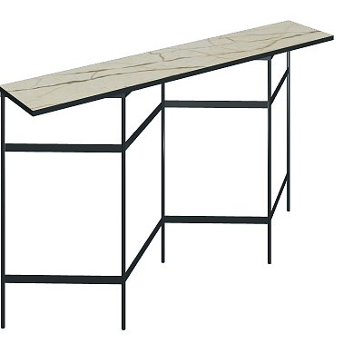 Книжный стеллаж со столешницей из керамогранита Italon Home TRINITY 150х30