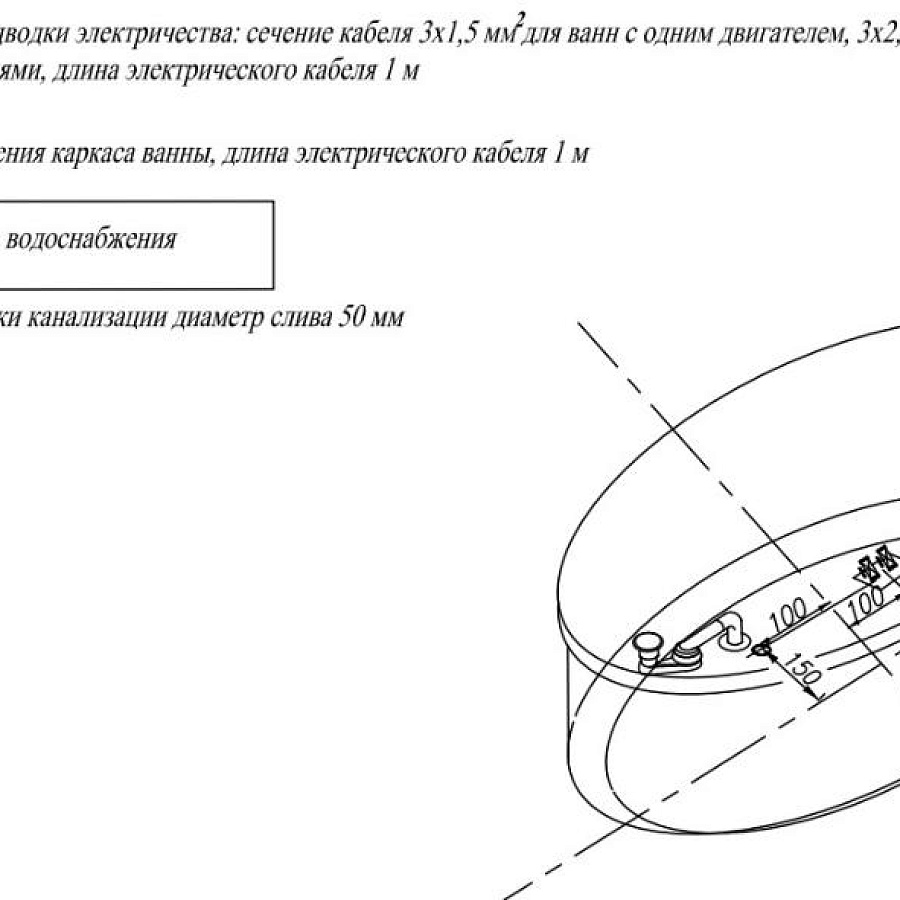 Ванна акриловая Kolpa-San Lux FS 170x85