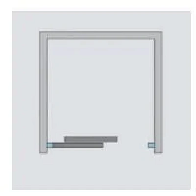 Душевая дверь Radaway Idea DWJ 150 387019-01-01, 150*200,5 см