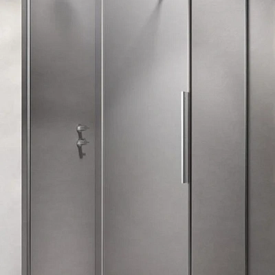 Неподвижная часть двери Radaway Furo KDJ, 73 x 200 см, стекло прозрачное, профиль хром, 10110730-01-01