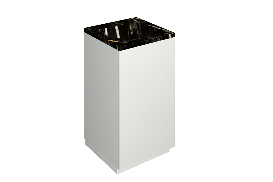 Раковина из керамогранита ITALON HOME Cube Air 50 White