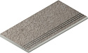 Ступень Italon DISCOVER GREY GRADINO ROUND GRIP 30X60 / ГРЭЙ ЗАКРУГ.ГРИП 30X60