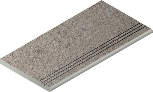 Ступень Italon DISCOVER GREY GRADINO ROUND GRIP 30X60 / ГРЭЙ ЗАКРУГ.ГРИП 30X60