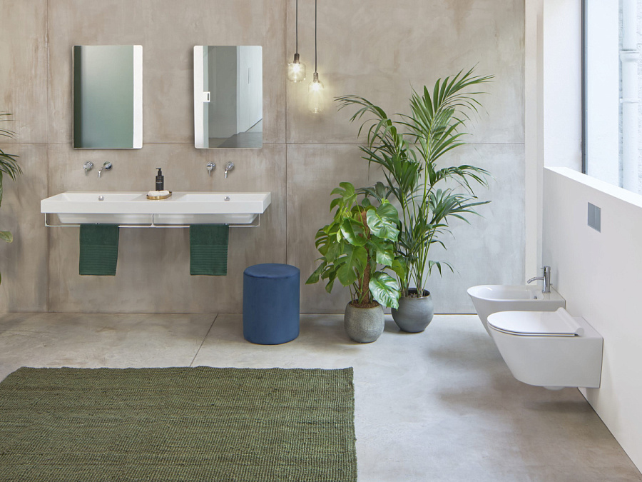 Раковина Catalano Zero 150x50, арт.0121520001, на 2 чаши, без отв. под смеситель, белый глянцевый