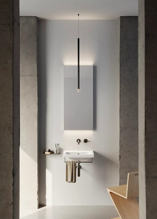 Раковина Catalano Alvea 45х35, арт.0620450001, без отв. под смеситель, белый глянцевый