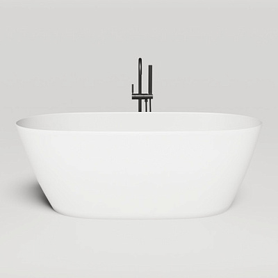 Ванна отдельностоящая LoveForm LOFO Solid Surface белый матовый