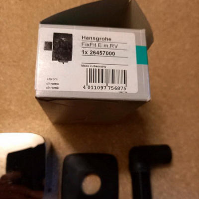 Шланговое подключение Hansgrohe Fixfit E, хром, 26457000