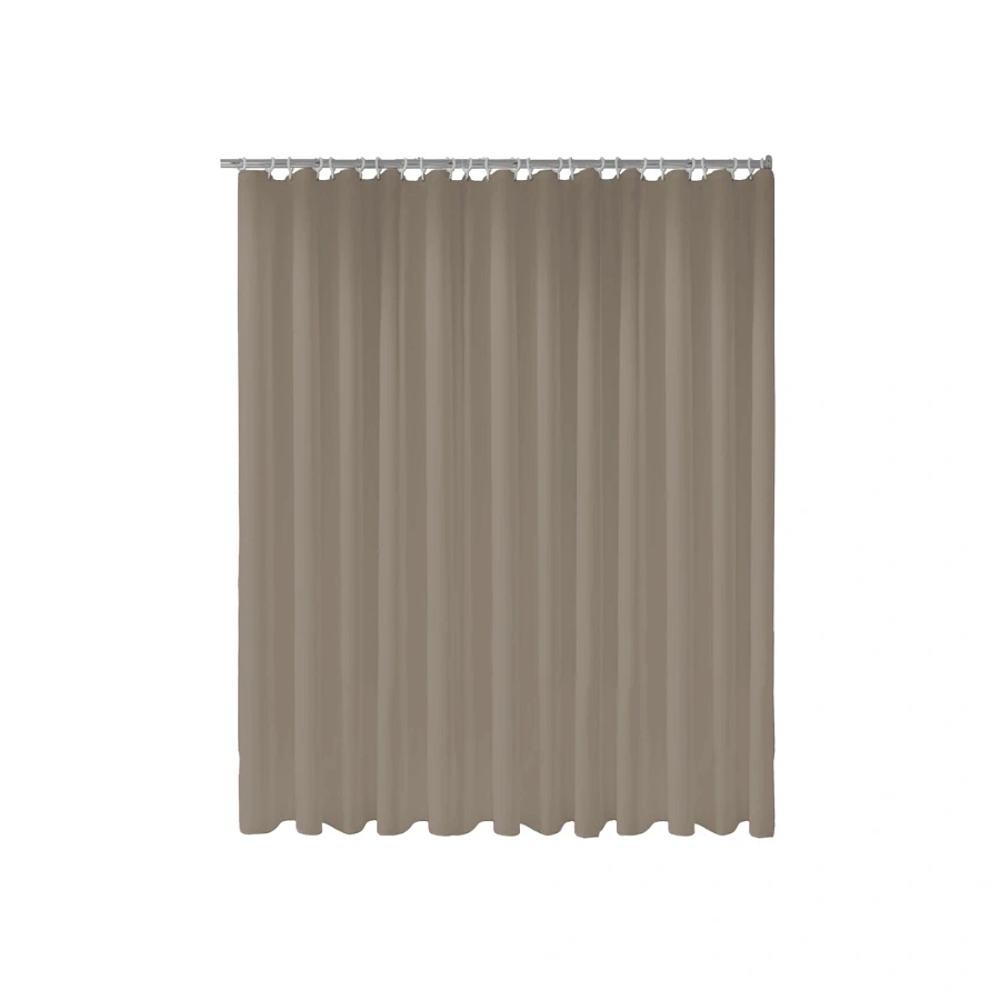 Душевая занавеска Keuco Plan Uni, размером 200х180 см, арт.14943000520. трюфель