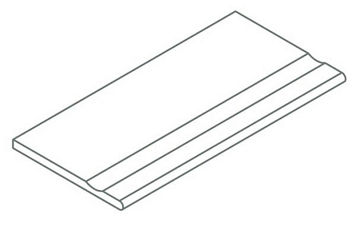 Бортик FOS.PURE BOR.30X120 SVASATO ROUND / ФОССИЛ ПЬЮР БОРТ.30X120 С ВЫЕМКОЙ ЗАКР