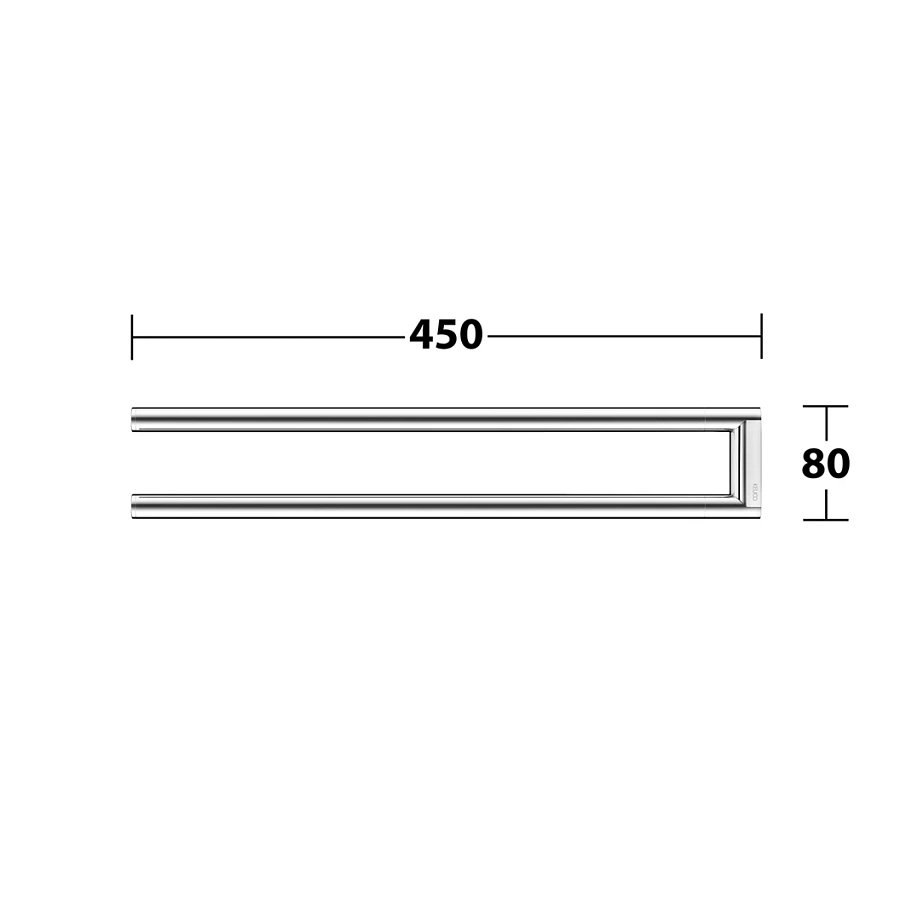 Полотенцедержатель Keuco Reva 12818010000 хром