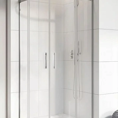 Душевые стенки Radaway Idea PDD 80R*120L, 80 х 120 х 200 см левая, стекло прозрачное, профиль хром, 387155-01-01