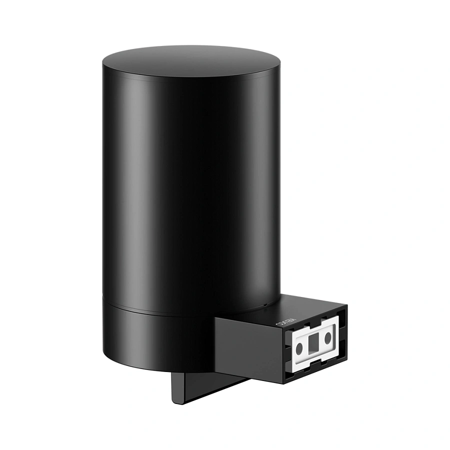 Дозатор для жидкого мыла Keuco Plan управление снизу 14951370000 черный матовый