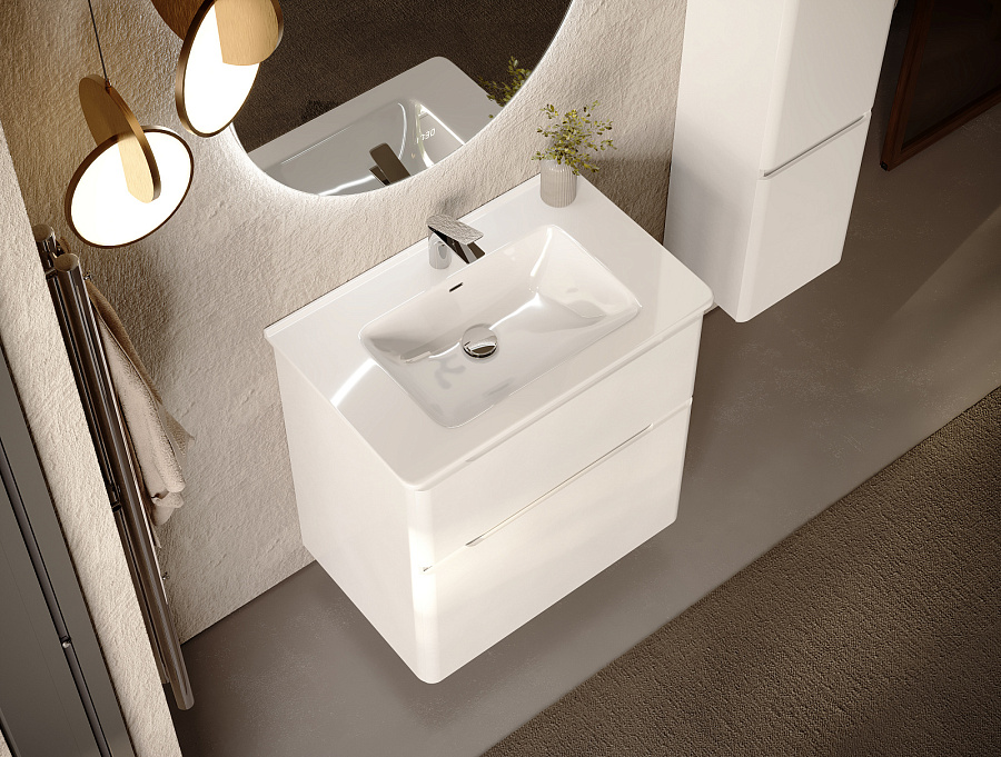 Тумба под умывальник Raval Claridy 70 напольная белая