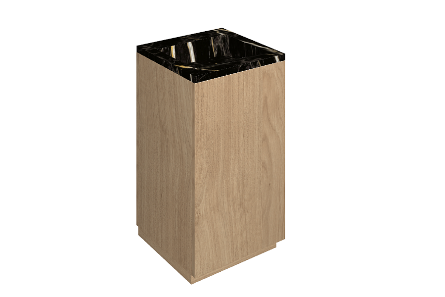 Раковина из керамогранита ITALON HOME Cube Air 50 Wood
