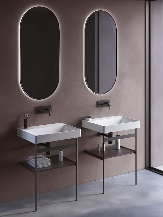 Раковина Catalano Green 60х47, арт.0420600001, без отв. под смеситель, белый глянцевый