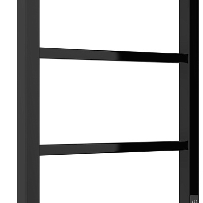 Электрический полотенцесушитель Стилье Формат 26 600х400 правый, Чёрный, арт.17526-6040