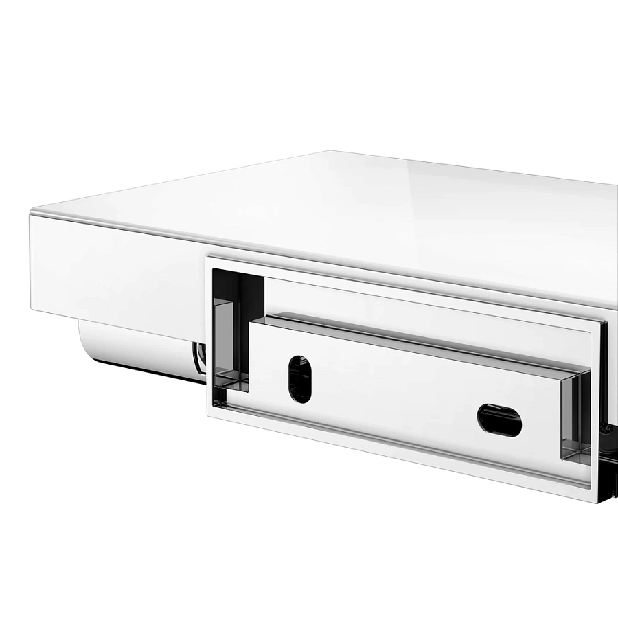 Держатель туалетной бумаги с полочкой Keuco Reva 12873019000 хром