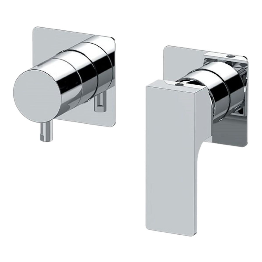 Смеситель для душа Remer Absolute AU92ZPWB, хром