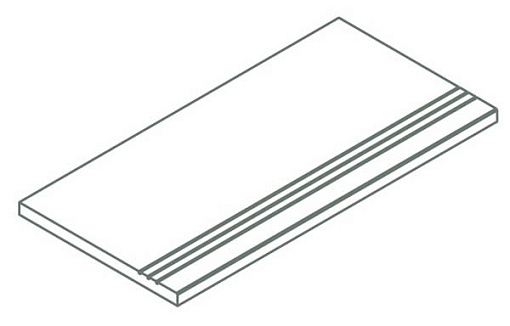 Бортик FOSSIL GREY BOR.30X120 GRIP SX / ФОССИЛ ГРЭЙ БОР.30X120 ГРИП ЛЕВ