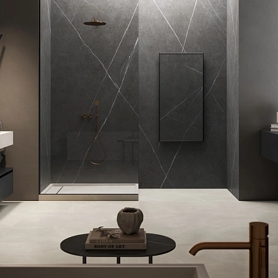 Душевой поддон из керамогранита ITALON HOME Diamond 80, арт.620820000001