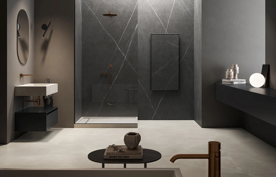 Душевой поддон из керамогранита ITALON HOME Diamond 80, арт.620820000001