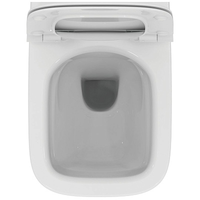 T459201+T532801 Унитаз подвесной Ideal Standard I.Life S  48 см (короткая проекция) с технологией RimLS+ с тонким сиденьем