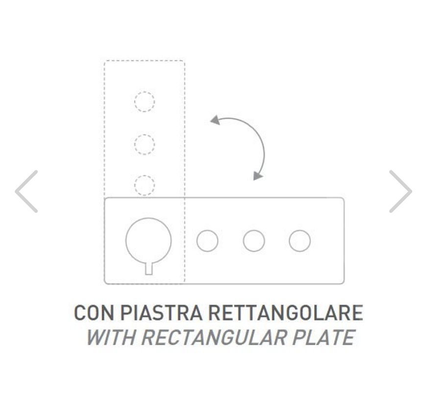 Смеситель для душа Remer Chrono CH98D2WB, хром