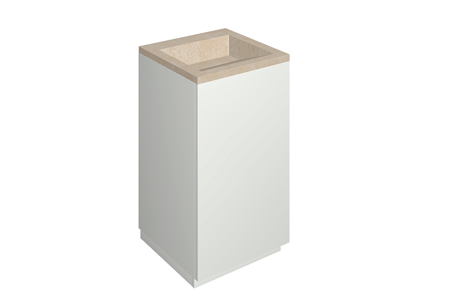 Раковина из керамогранита ITALON HOME Cube Air 50 White