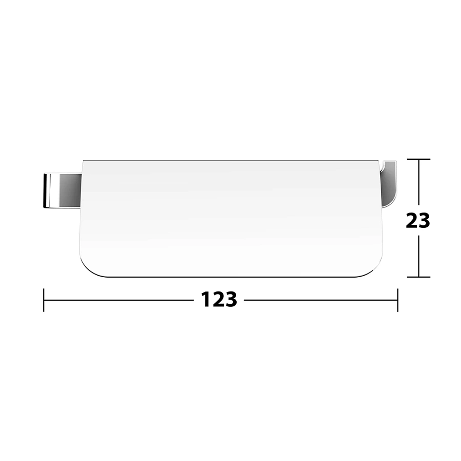 Держатель туалетной бумаги с крышкой Keuco Moll 12760010000 хром