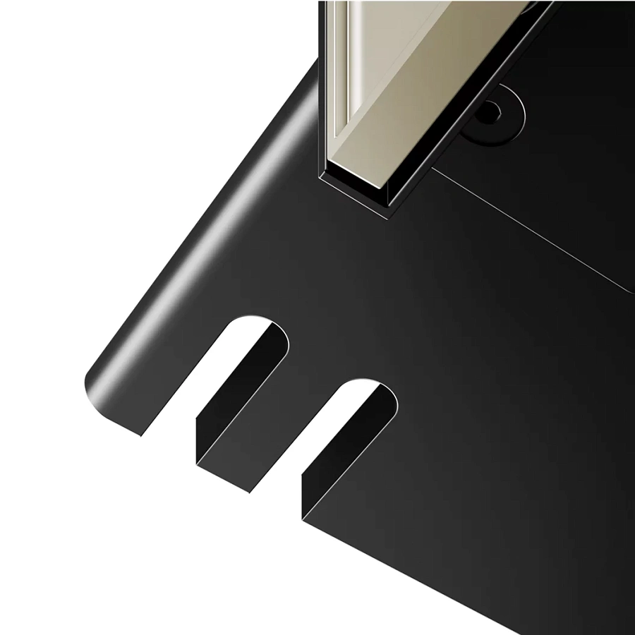 Полочка для душа Keuco Reva 12858370000 черный матовый