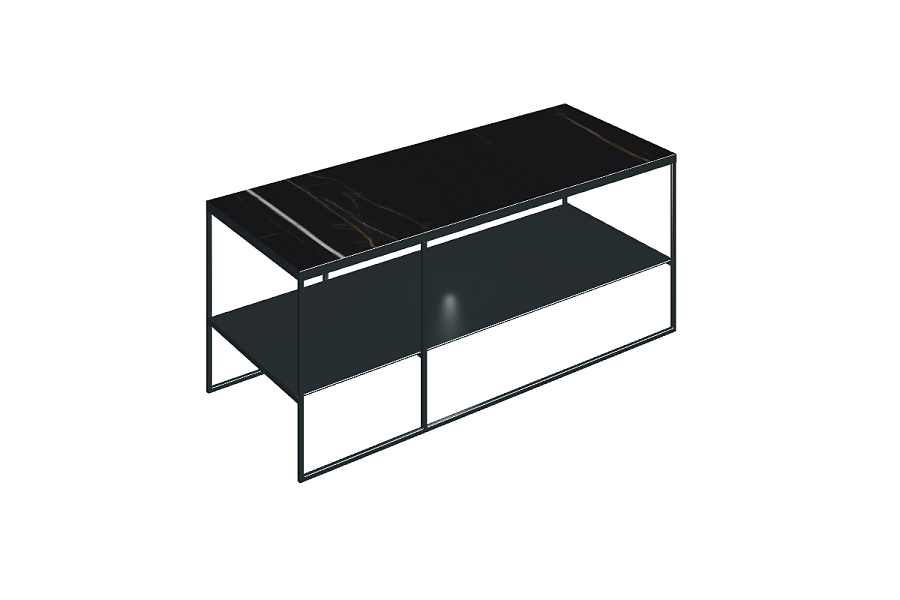 Журнальный столик со столешницей из керамогранита Italon Home SQUARE 100