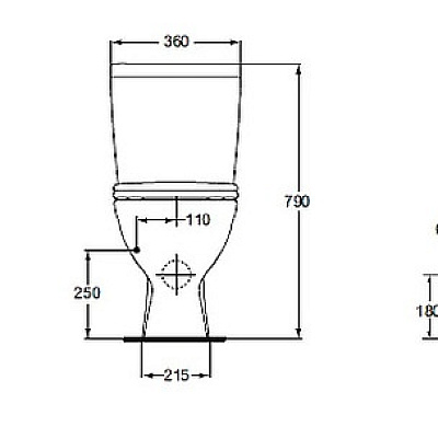 Унитаз-компакт Ideal Standard Eurovit plus V337001