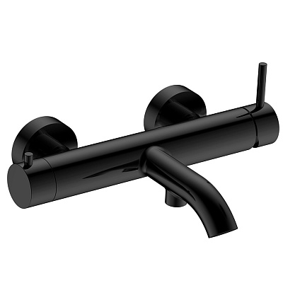 AQM6212MB Siena Смеситель для ванны, Черный матовый