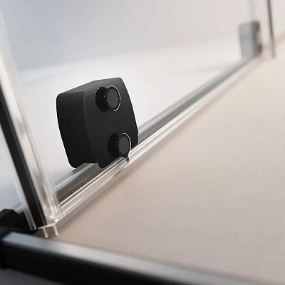Душевая дверь Radaway Furo KDJ Black, 62,2 x 200 см, стекло прозрачное, профиль черный, левая, 10104622-54-01L
