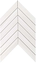 Мозаика Marvel Bianco Dolomite Chevron Wall