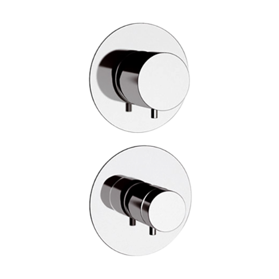 Смеситель термостатический для душа Remer Elegance NT94C, хром