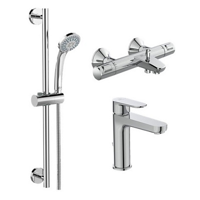 Промо набор для ванной Ideal Standard Ceratherm T25 BC984AA, с термостатическим смесителем