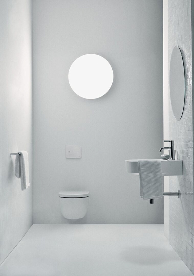 Раковина Ideal Standard Atelier Linda-X 50x48 см T4985V1 без перелива, шлифованный низ, белый матовый