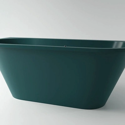 Ванна каменная Holbi Galatea Solid Surface 170x77 белый матовый