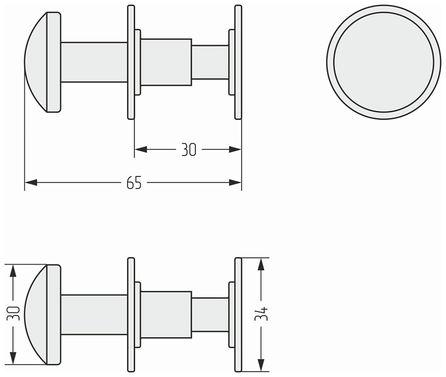 Вешалка "ЛИНЗА" н/ж "СУНЕРЖА" (Без покрытия), арт.00-2010-0007