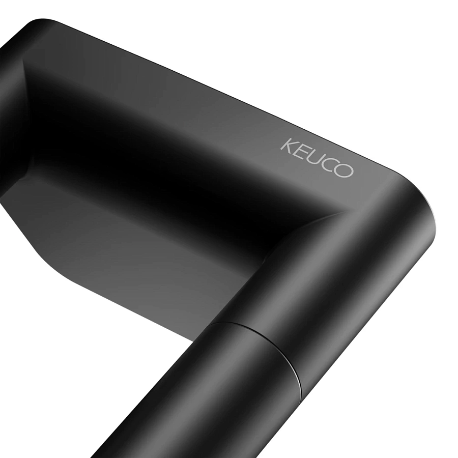 Полотенцедержатель 2-рычажный Keuco Reva 12818370000 черный матовый