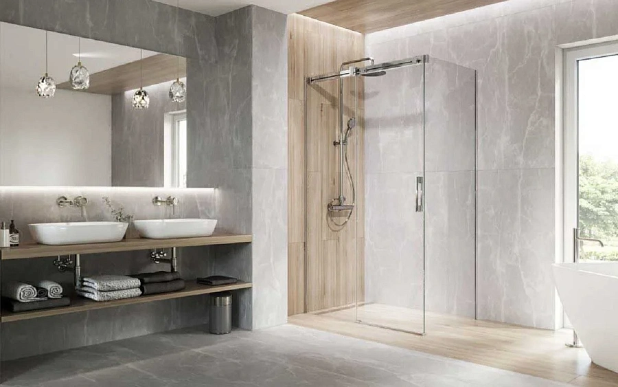 Душевая дверь Radaway Espera Pro KDJ 635, 63.5 х 200 см, стекло прозрачное, профиль хром, правая, 10090120-01-01R