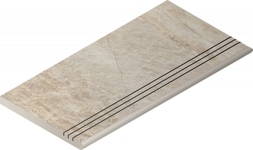 Ступень Italon MAGNETIQUE WHITE GRADINO ROUND GRIP 30X60 DX / УАЙТ ЗАКРУГ.ГРИП 30X60 ПР