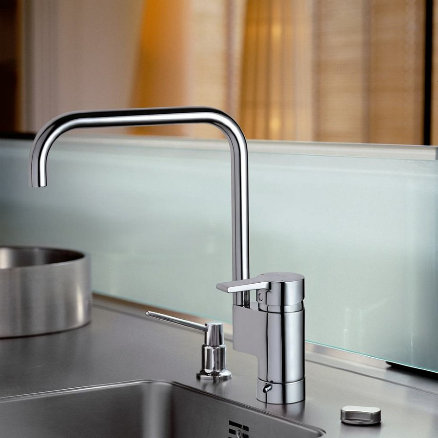 Смеситель Ideal Standard Active для кухонной мойки, хром, B8087AA, цвет хром