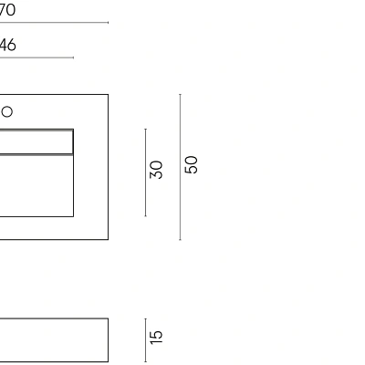Раковина из керамогранита ITALON HOME Fly Evo 70
